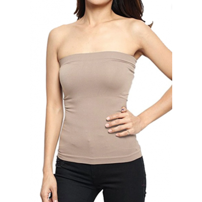 Nude Tube Strapless Camisole For Women